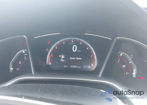 2020 Honda Civic Sport из США, поврежденный, VIN 19XFC2F8XLE212880